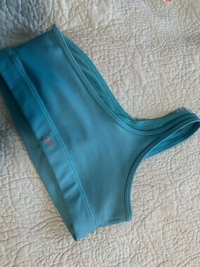 ALO Yoga Kids' Aqua Blue Sports Bra - Girls' Legging Top